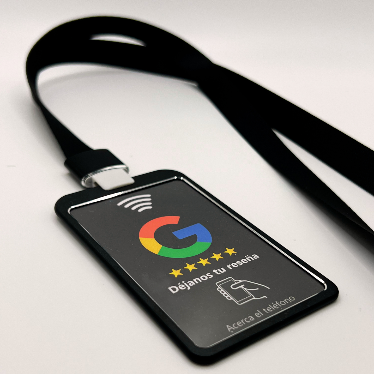 Tarjeta JUSTAP® con NFC para reseñas de Google