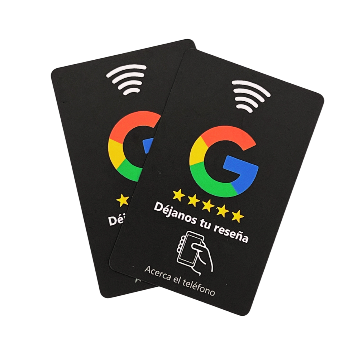 Tarjeta JUSTAP® con NFC para reseñas de Google